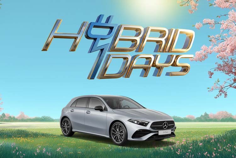 De Mercedes-Benz A-Klasse 250e.