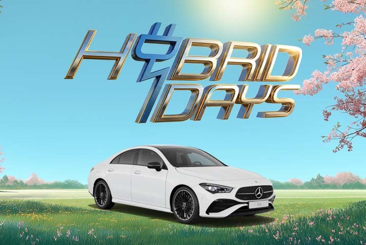 De Mercedes-Benz CLA 250e.