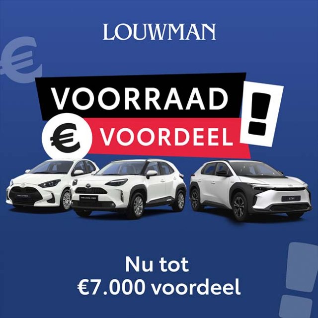 Toyota voorraadvoordeel