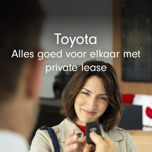 Toyota goed voor elkaar met Private lease
