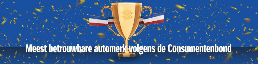 Suzuki betrouwbaarst in onderzoek Consumentenbond