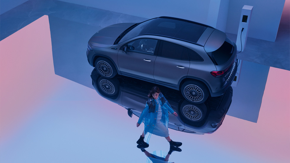 mercedes eq wallbox installatie thuis laden