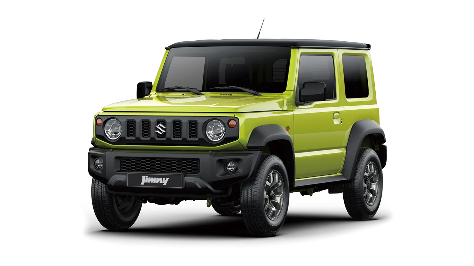 Suzuki Jimny Kinetic Yellow voorzijde