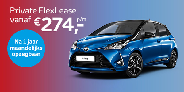 Toyota Yaris Private Flexdriving Private Lease bij Louwman